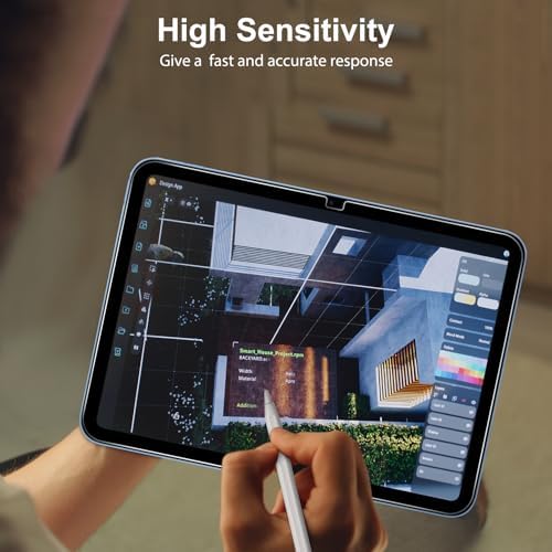 SPARIN Screen Protector for iPad 11th 10th Generation (iPad A16 11-inch 2025/10.9 inch 2022), 2 Pack Tempered Glass for iPad 11/10 Gen, Case Friendly, Anti-Scratch, Touch Sensitive - Image 6